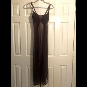 L-O-N-G Slim Evening See-Thru Gown
